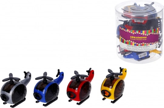 Острилка с контейнер във формата на хеликоптер