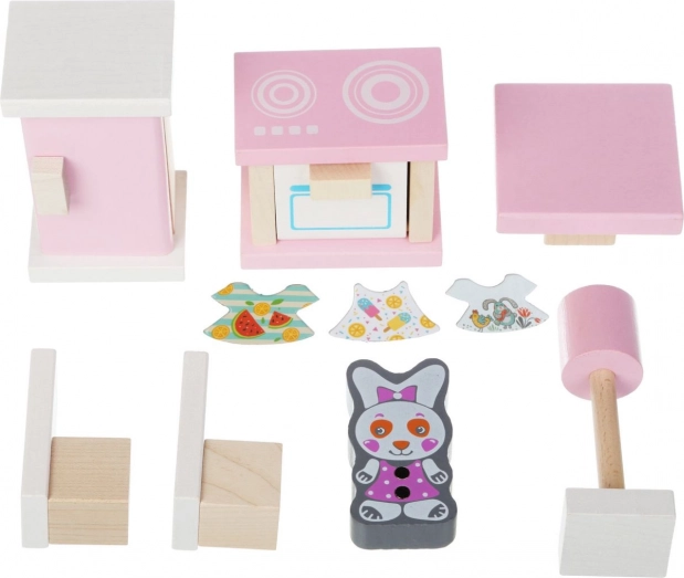 Дървени мебели за кукли Кухничка от Cubika