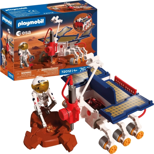 Playmobil космическа мисия Марс – марсоход и астронавт на ESA с аксесоари, 76 части