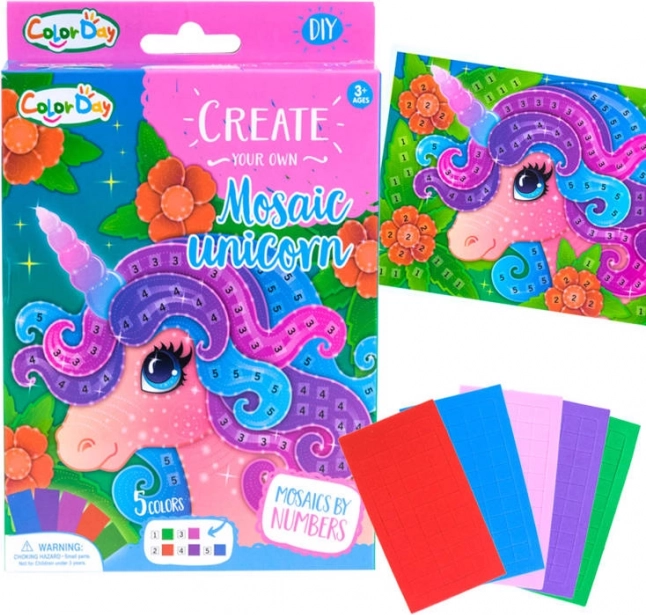 Креативна пяна мозайка – самозалепващ творчески сет – Мозайка