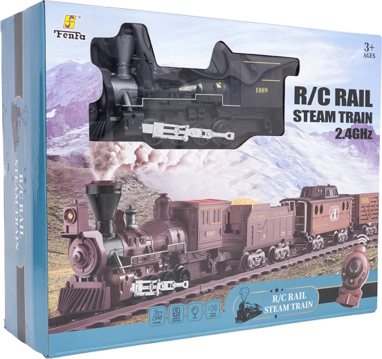 Retro Train with Smoke, Light and Sound 172 cm