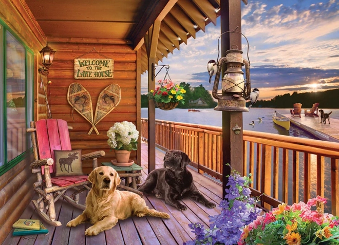Puzzle COBBLE HILL Welcome to the Lake House 1000 pieces