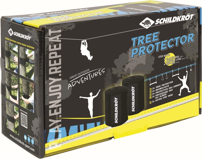 Schildkröt tree bark protectors for slackline