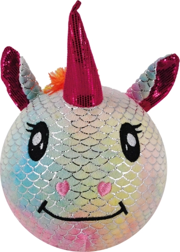 Inflatable plush rainbow unicorn 15 cm