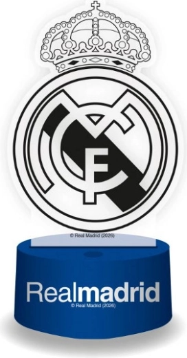 Декоративна LED лампа Real Madrid в ретро стил
