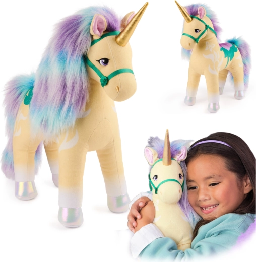 Плюшено еднорогче Лийф от Unicorn Academy 38 см