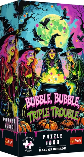 Trefl puzzle 1000 pieces Hall of Horror Triple Trouble