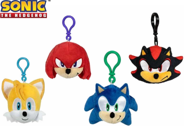 Плюшен ключодържател Sonic 12 см