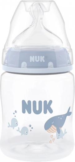 NUK First Choice baby bottle with temperature control 150 ml whale - 1 piece