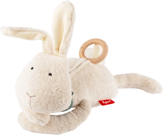 Sigikid Mamilodie pregnancy bunny with music box, ecru, 36 cm