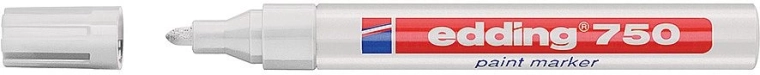 Бял лак маркер Edding 750