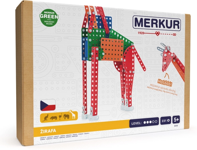 Merkur zoo жираф, 231 части