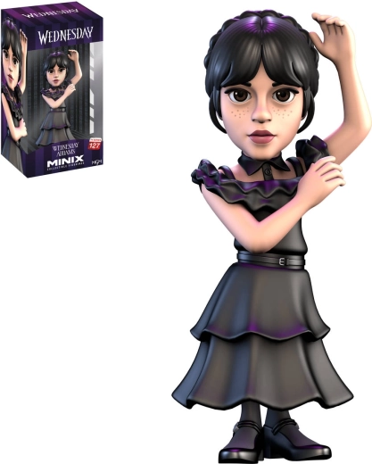 Колекционерска фигурка Minix Wednesday Addams в бална рокля - 1 брой