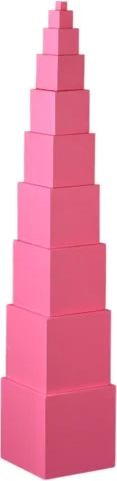 Moyo Montessori Pink Tower made of beech wood