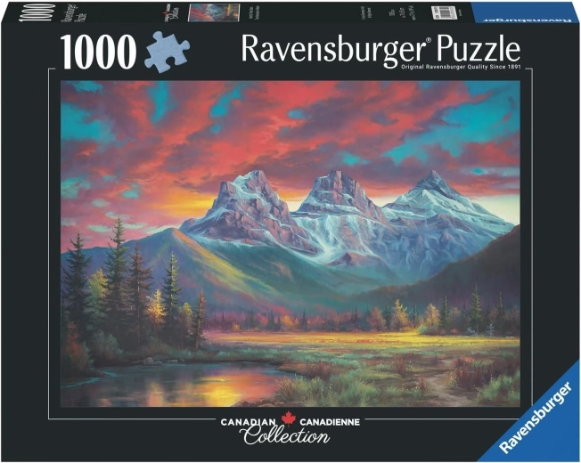 Ravensburger Puzzle Canadian Collection: Three Sisters, Alberta – 1000 pieces