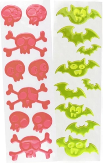 Reflective Stickers with Halloween Motifs