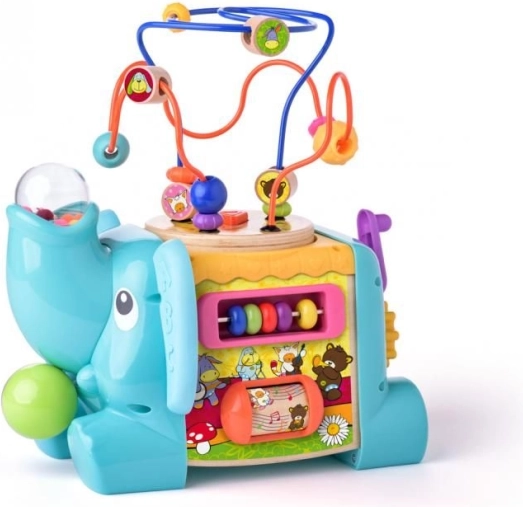 Образователен слон – интерактивна моторна играчка за деца 1+