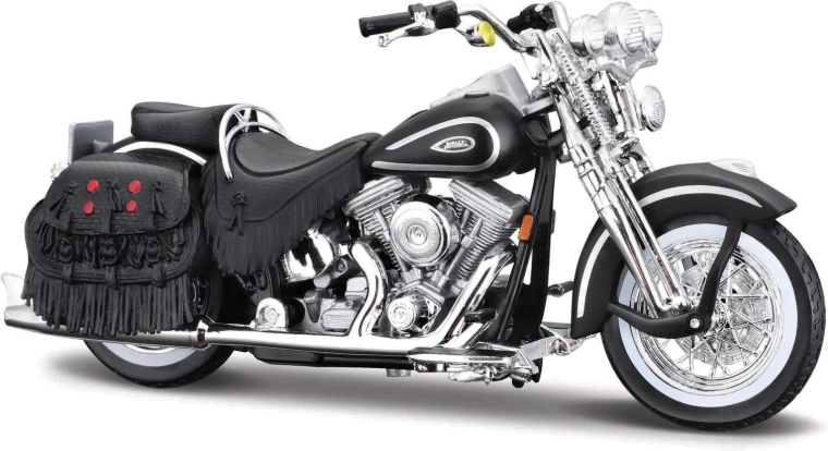 Maisto Harley-Davidson 1999 FLSTS Heritage Softail Springer матово черен 1:18