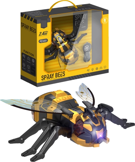 R/C роботизирана пчела Spray Bees с водна мъгла, програмиране и LED осветление