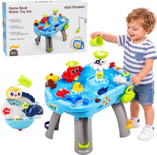 Interactive Water Table for Catching Fish – Blue