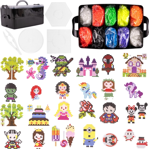 Fluorescent iron-on beads 10,000 pcs