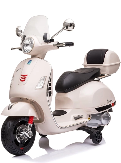 Chipolino електрически детски мотор Vespa GTS бял