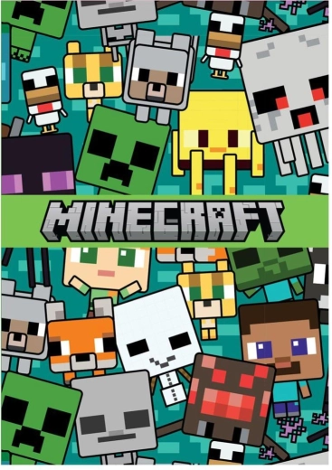 Minecraft A6 Notepad – Licensed Notebook for Fans