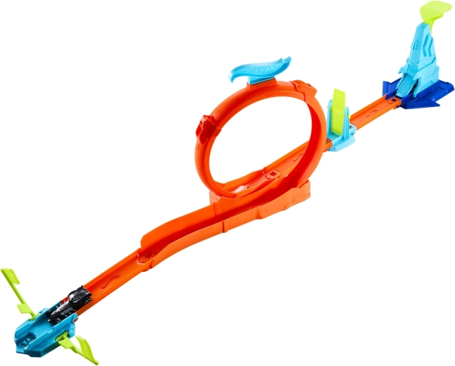Hot Wheels Stunt Tracks track with stunt elements