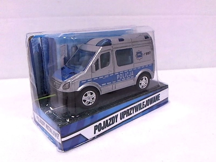 Mini police van 8 cm