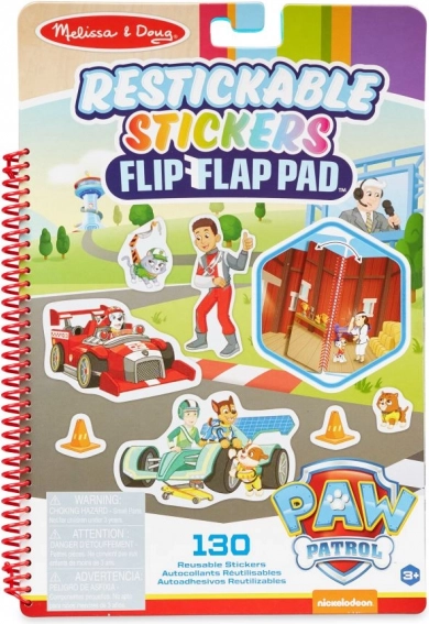 Paw Patrol повторно залепващи се стикери Flip‑Flap – класически мисии
