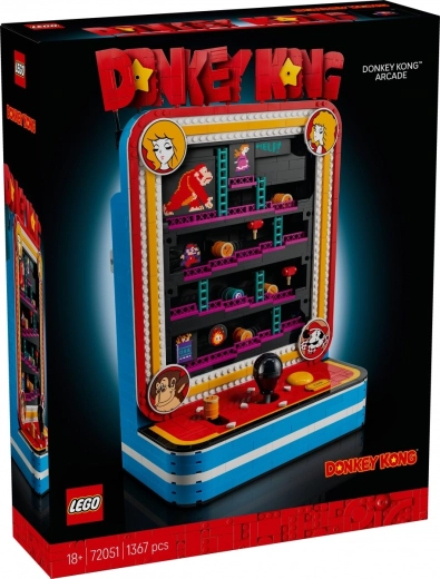 LEGO Super Mario ретро аркаден автомат за играта Donkey Kong