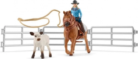Schleich Farm World каубойка с ласо
