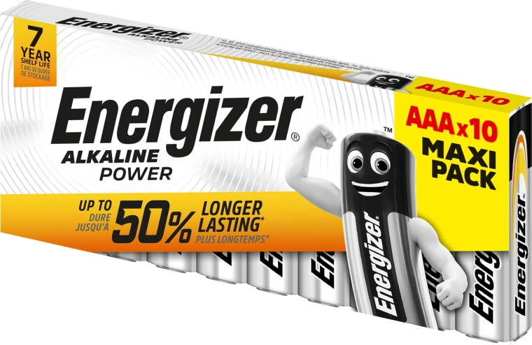 Energizer alkaline batteries AAA LR03 Family Pack 10 pcs