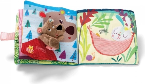 Lilliputiens cloth book with finger puppet – César the Bear