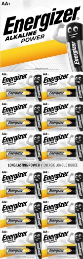 Алкални батерии Energizer AA PowerSeal 12 бр.