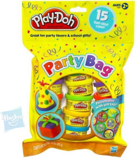 Play-Doh party bag with 15 tubs of modeling compound - 15 pcs