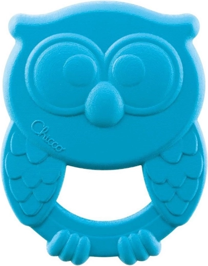 Чикко гризалка Eco+ сова Owly синя 3м+