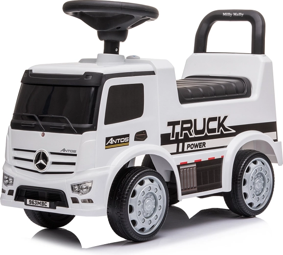 Milly Mally Mercedes-Benz Antos kids ride-on, white