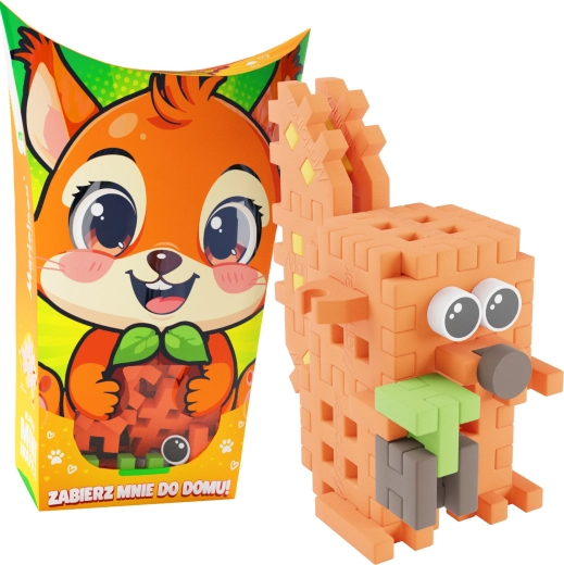 Mini Waffle Pocket Pets Construction Set – Squirrel