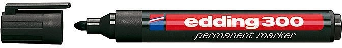 Industrial permanent marker edding 300 black