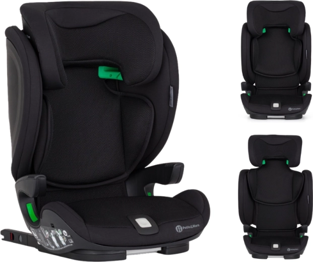 Petite&Mars car seat Elite Fix Pro i-Size Coal black air 100–150 cm (15–36 kg)