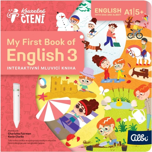 ALBI Вълшебно четене – интерактивна книга My First Book of English 3: Actions