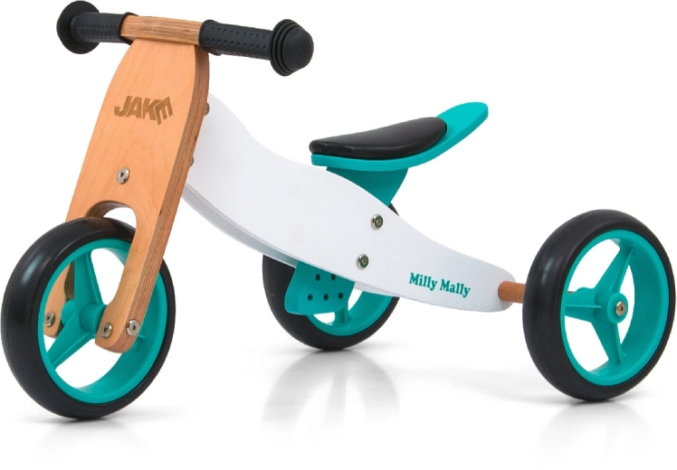 Milly Mally Jake 2-in-1 children's balance bike Classic Mint