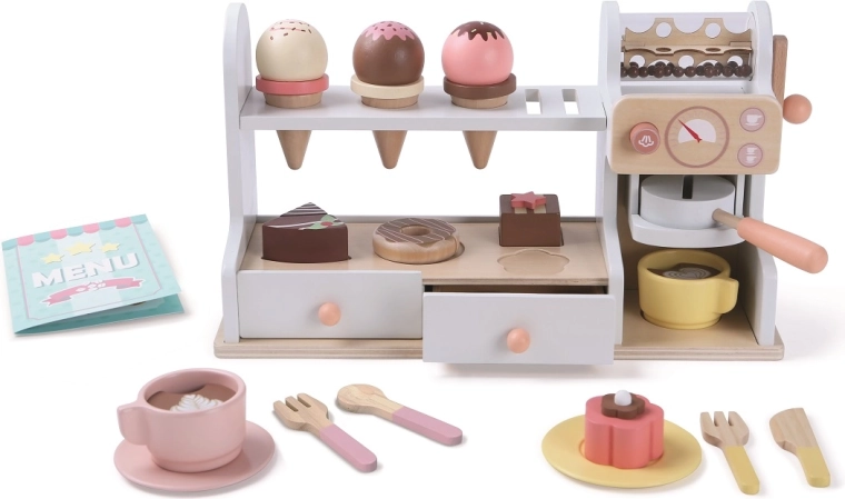 2Kids Toys Wooden Confectionery Shop 2-in-1
