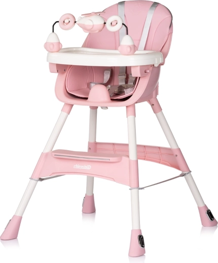 Chipolino Avocado High Chair Powder Pink
