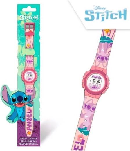 Детски дигитален часовник Lilo and Stitch