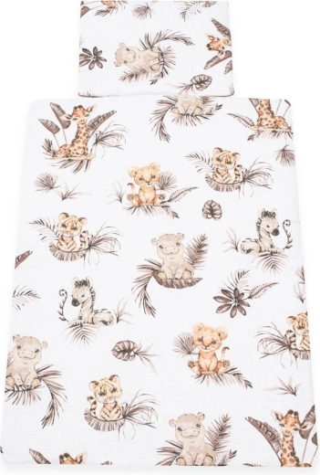 2-piece children's bedding NEW BABY Safari 90 × 120 cm