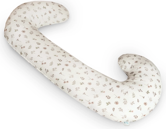 Възглавница за кърмене и бременност Ceba Cebuszka Duo муселин Small Twigs 300 см