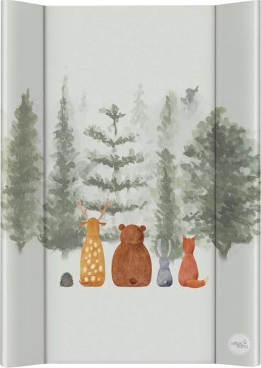 Ceba Baby ultra-light changing mat with rigid board 50 × 70 cm Forest Companions - 1 piece