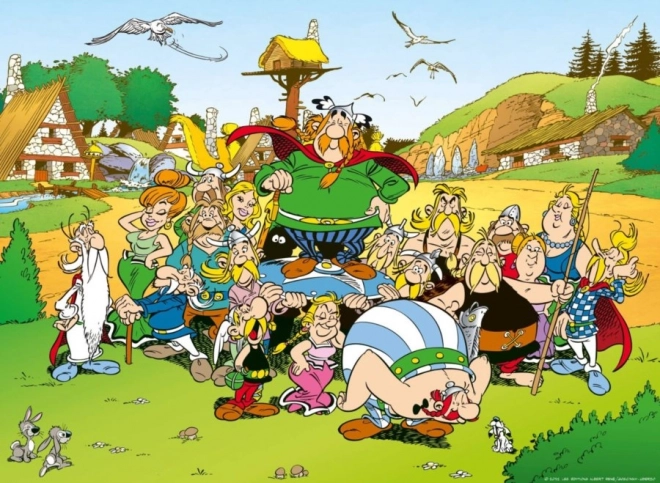 Ravensburger пъзел Asterix и Obelix – селището, 500 части
